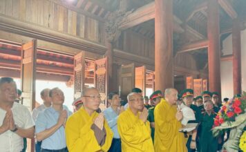 Lễ cầu siêu các Anh hùng liệt sỹ và an vị long cốt tháp chuông nhân kỷ niệm 70 năm chiến thắng Điện Biên Phủ le-cau-sieu-cac-anh-hung-liet-sy